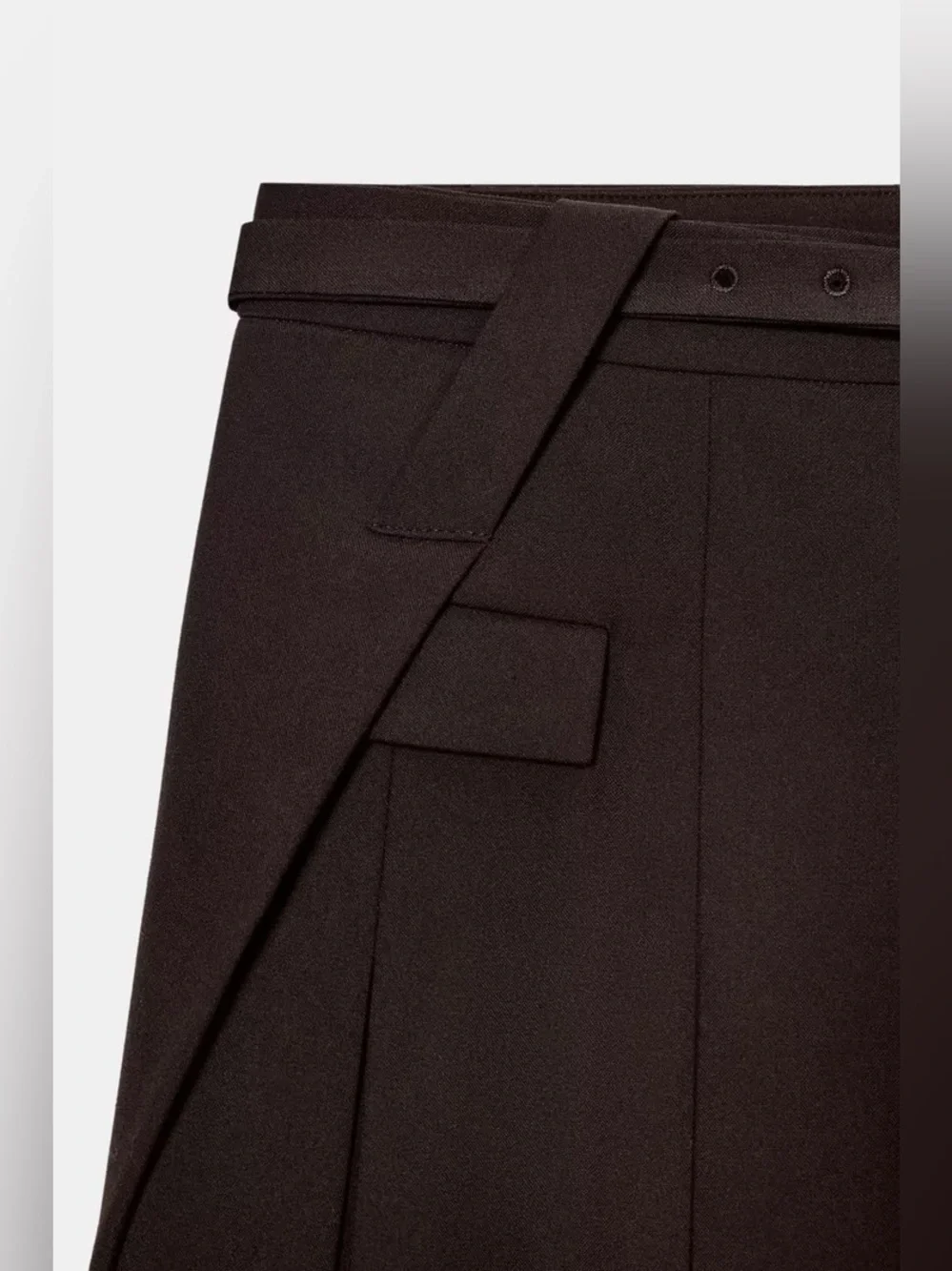 Zara structured pleated